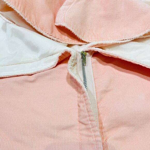 VTG 60s Robe-n-Hood Pink Corduroy Baby Doll Bunting Blanket Vintage Doll Prop - Picture 8 of 16